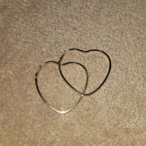 HEART shaped hoops